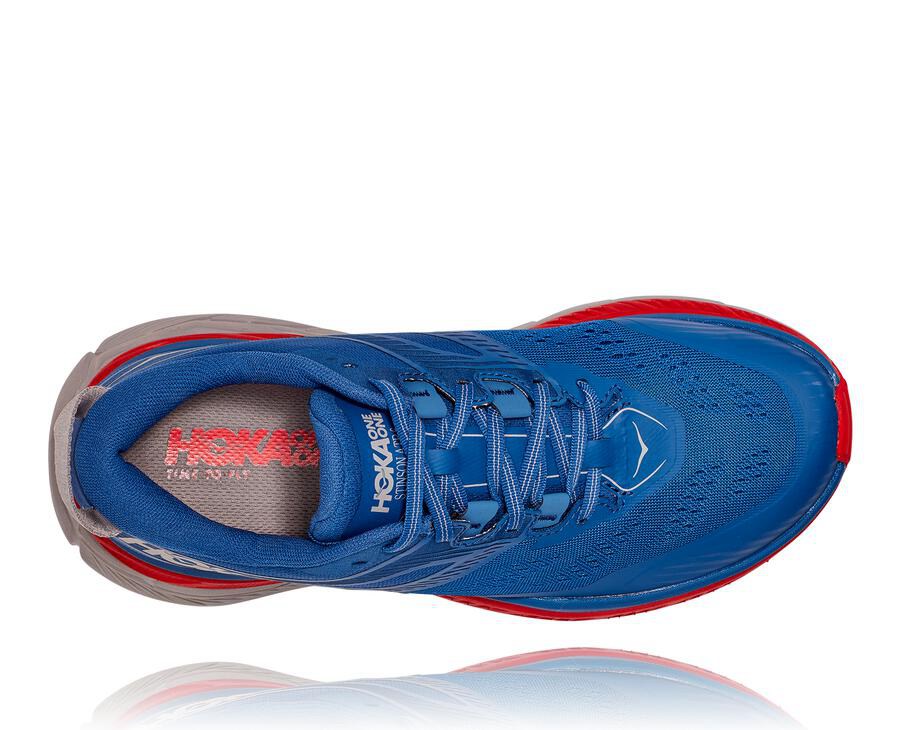 Tenis Trail Hoka One One Masculino Azuis - Stinson Atr 6 - 208-IVDQWR